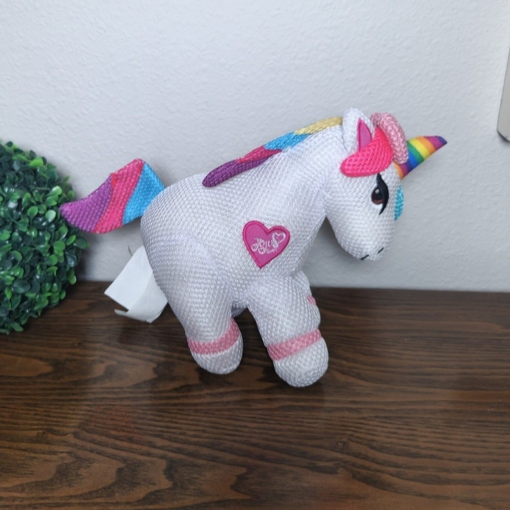JoJo Silva Nickelodeon Rainbow Unicorn Plush Stuffed Animal Toy 8‎ in.